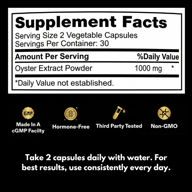 Whole Oyster Capsules